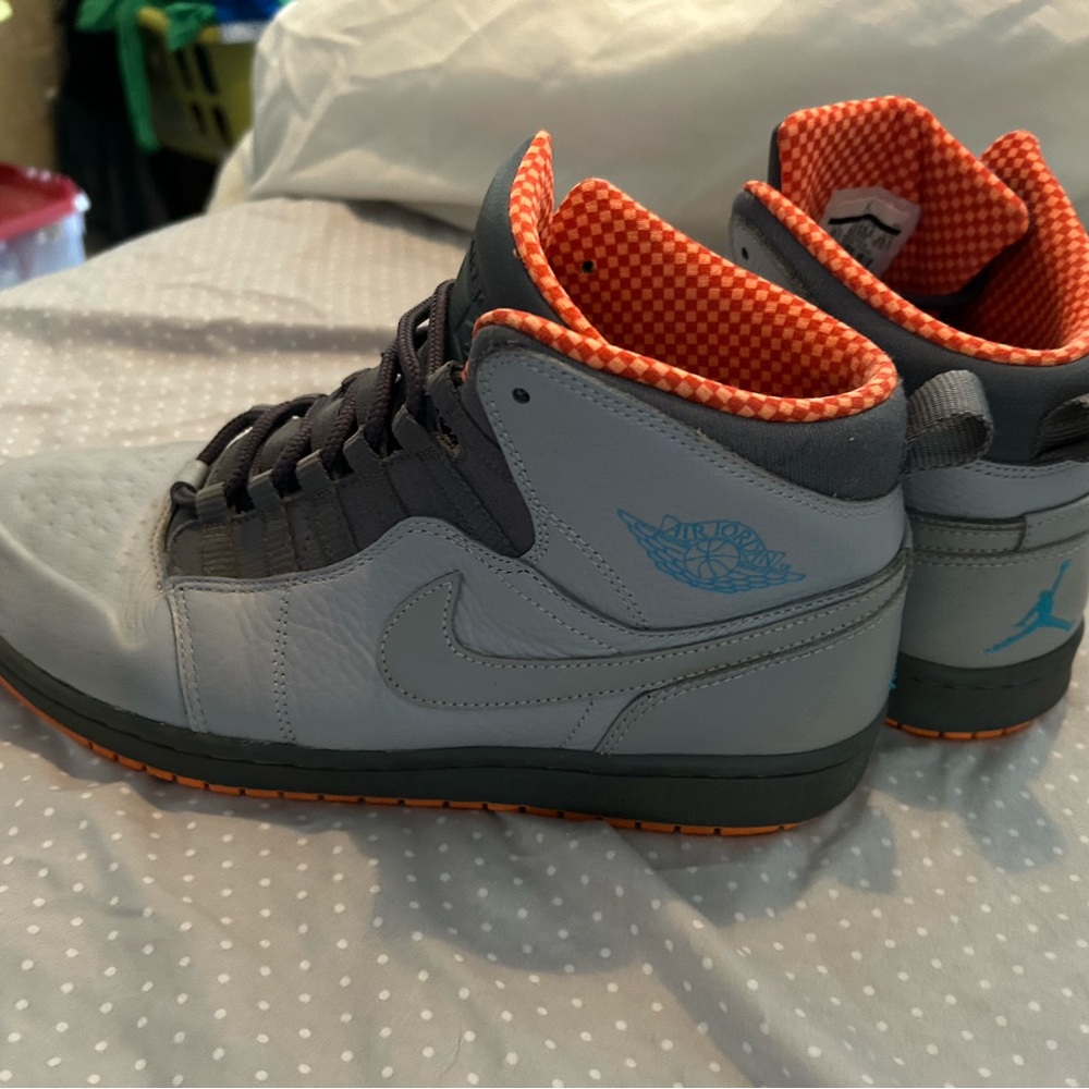 Nike Air Force One retro shoes.